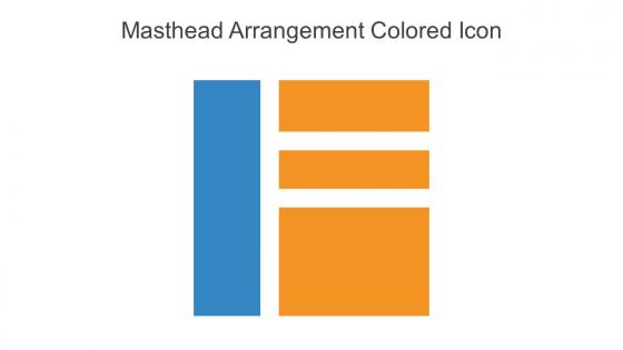Masthead Arrangement Colored Icon In Powerpoint Pptx Png And Editable Eps Format