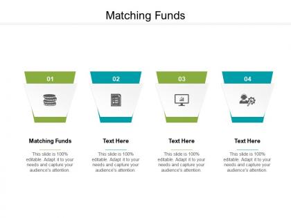 Matching funds ppt powerpoint presentation model mockup cpb