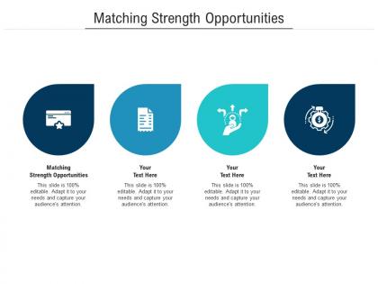 Matching strength opportunities ppt powerpoint presentation styles example introduction cpb