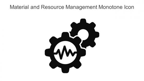 Material And Resource Management Monotone Icon In Powerpoint Pptx Png And Editable Eps Format