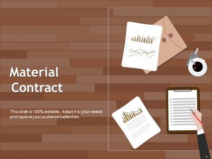 Material contract ppt examples slides