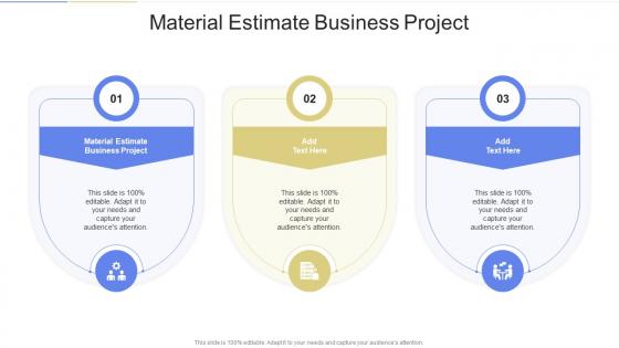 Material Estimate Business Project In Powerpoint And Google Slides Cpb