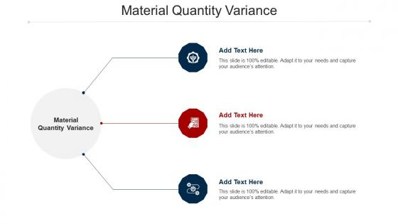 Material Quantity Variance Ppt Powerpoint Presentation Ideas Graphics Template Cpb
