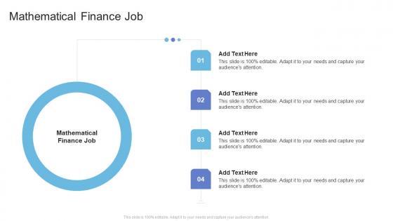 Mathematical Finance Job In Powerpoint And Google Slides Cpb
