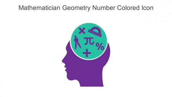Mathematician Geometry Number Colored Icon In Powerpoint Pptx Png And Editable Eps Format