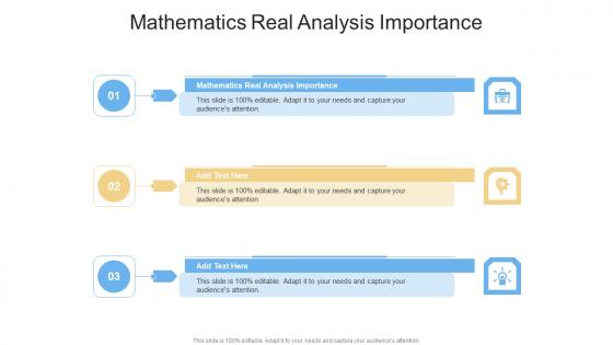 Mathematics Real Analysis Importance In Powerpoint And Google Slides Cpb