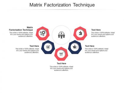 Matrix factorization technique ppt powerpoint presentation inspiration background designs cpb