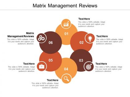 Matrix management reviews ppt powerpoint presentation summary graphics cpb