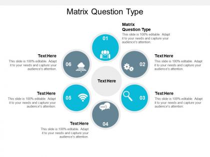 Matrix question type ppt powerpoint presentation file elements cpb