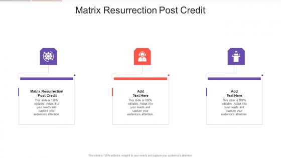 Matrix Resurrection Post Credit In Powerpoint And Google Slides Cpb