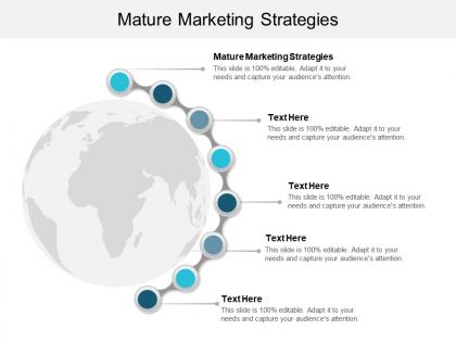 Mature marketing strategies ppt powerpoint presentation gallery infographic template cpb