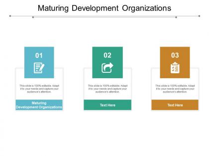Maturing development organizations ppt powerpoint presentation inspiration grid cpb