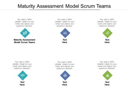 Maturity assessment model scrum teams ppt powerpoint presentation layouts designs cpb
