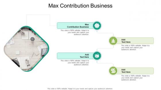Max Contribution Business In Powerpoint And Google Slides Cpb