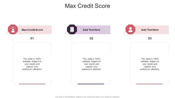 Max Credit Score In Powerpoint And Google Slides Cpb