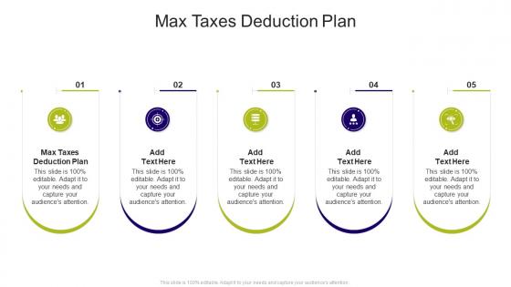 Max Taxes Deduction Plan In Powerpoint And Google Slides Cpb
