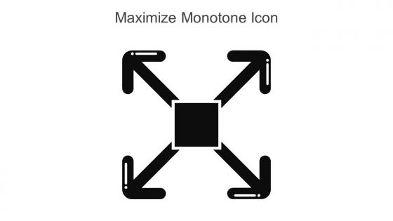 Maximize Monotone Icon In Powerpoint Pptx Png And Editable Eps Format