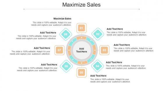 Maximize Sales In Powerpoint And Google Slides Cpb