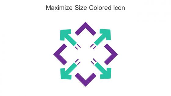 Maximize Size Colored Icon In Powerpoint Pptx Png And Editable Eps Format
