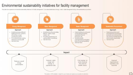 Maximizing Efficiency Environmental Sustainability Initiatives For Facility Management