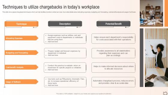 Maximizing Efficiency Techniques To Utilize Chargebacks In Todays Workplace