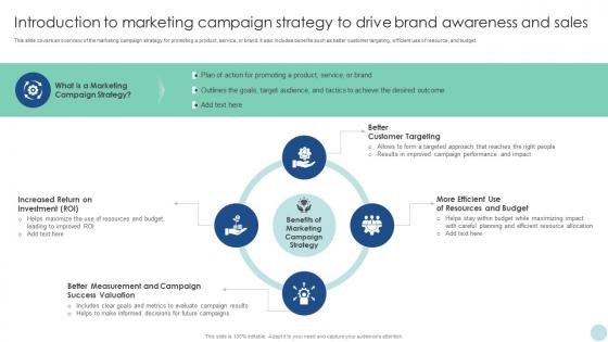 Maximizing ROI Through Introduction To Marketing Campaign Strategy To Drive Brand Strategy SS V