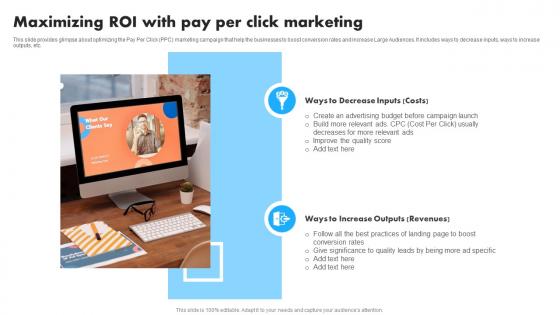 Maximizing Roi With Pay Per Click Marketing Implementation Of Effective Pay Per MKT SS V
