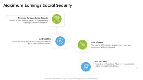 Maximum Earnings Social Security In Powerpoint And Google Slides Cpb