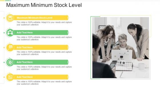 Maximum Minimum Stock Level In Powerpoint And Google Slides Cpb