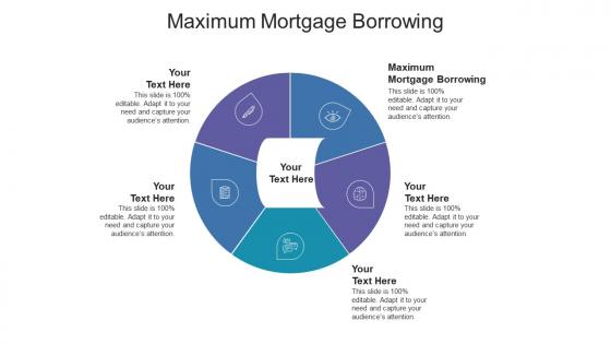 Maximum mortgage borrowing ppt powerpoint presentation styles aids cpb