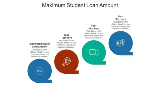 Maximum student loan amount ppt powerpoint presentation infographic template cpb