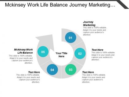 Mckinsey work life balance journey marketing corporate responsibility consulting cpb