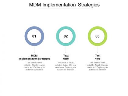 Mdm implementation strategies ppt powerpoint presentation infographics topics cpb