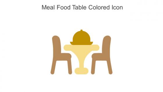 Meal Food Table Colored Icon In Powerpoint Pptx Png And Editable Eps Format
