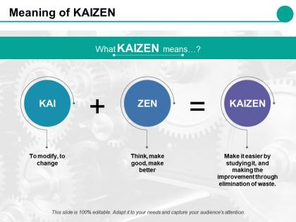 Meaning of kaizen ppt styles design inspiration