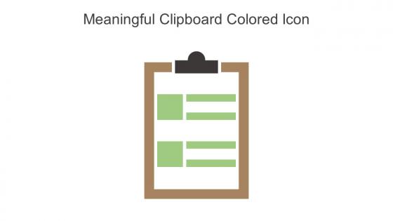 Meaningful Clipboard Colored Icon In Powerpoint Pptx Png And Editable Eps Format