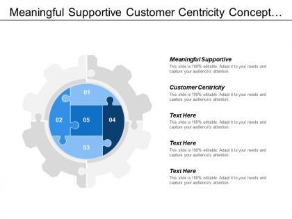 Meaningful supportive customer centricity concept marketing management content marketing