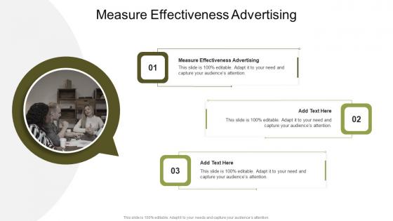 Measure Effectiveness Advertising In Powerpoint And Google Slides Cpb