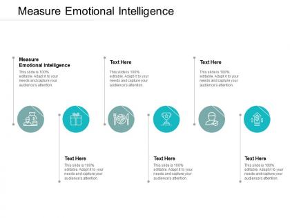 Measure emotional intelligence ppt powerpoint presentation slide cpb