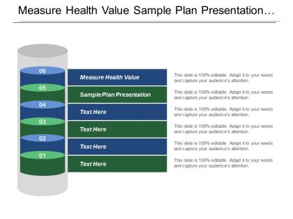 Measure health value sample plan presentation questionnaires measure impact
