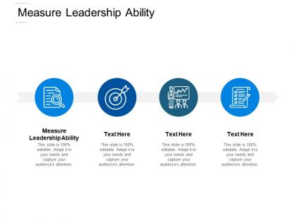 Measure leadership ability ppt powerpoint presentation slide download cpb
