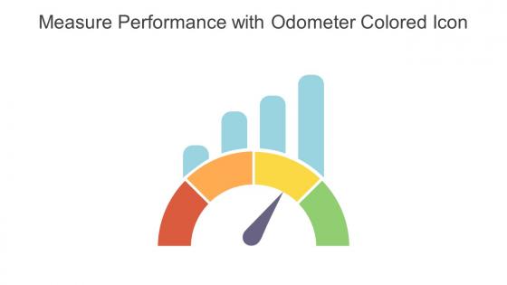 Measure Performance With Odometer Colored Icon In Powerpoint Pptx Png And Editable Eps Format