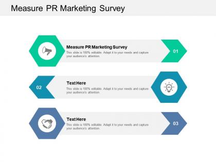 Measure pr marketing survey ppt powerpoint presentation show samples cpb