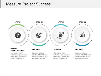 Measure project success ppt powerpoint presentation slides portfolio cpb