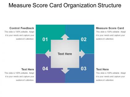 Measure score card organization structure leadership control feedback