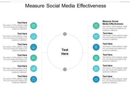 Measure social media effectiveness ppt powerpoint presentation ideas templates cpb