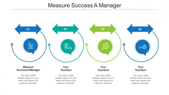 Measure success a manager ppt powerpoint presentation infographics icons cpb