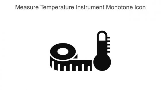 Measure Temperature Instrument Monotone Icon In Powerpoint Pptx Png And Editable Eps Format