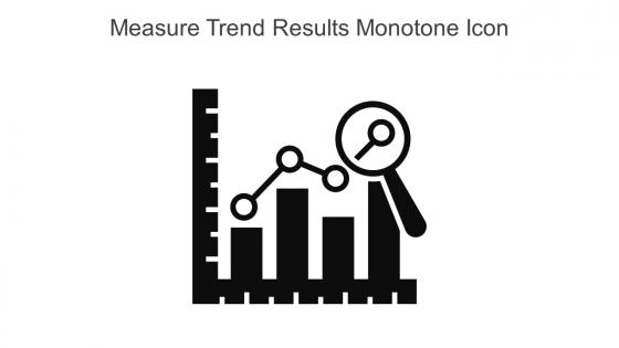 Measure Trend Results Monotone Icon In Powerpoint Pptx Png And Editable Eps Format