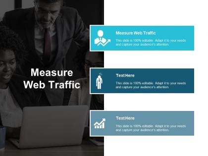 Measure web traffic ppt powerpoint presentation model example file cpb